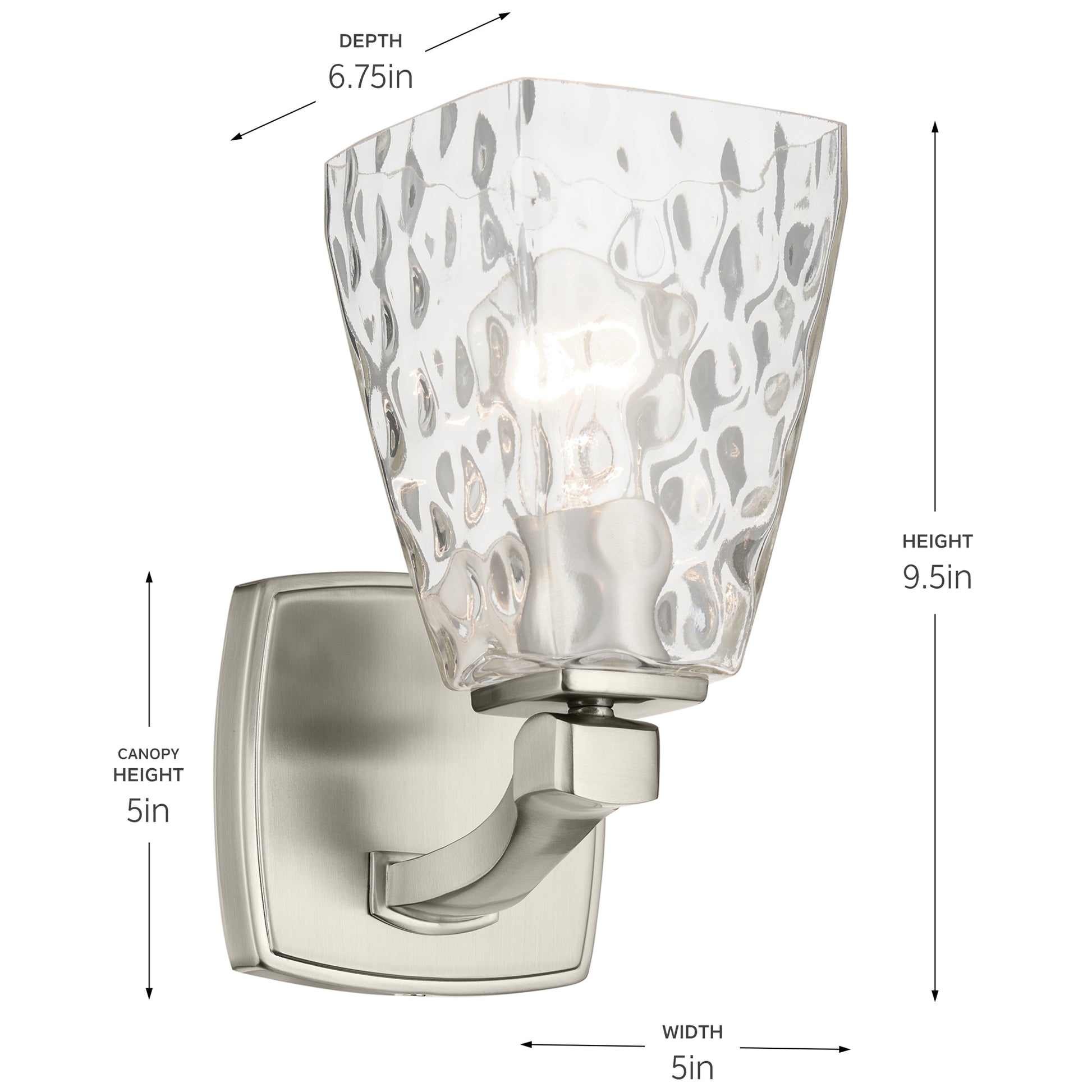 KICHLER, MARANT WALL SCONCE, WALL SCONCES