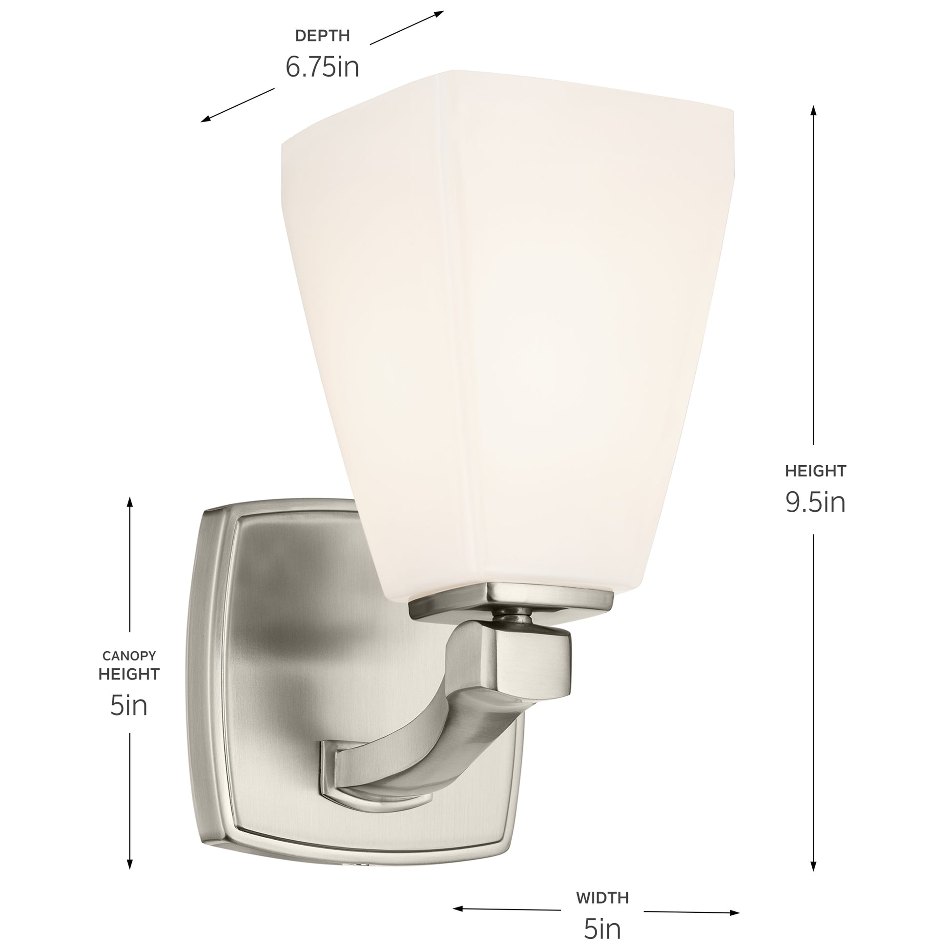 KICHLER, MARANT WALL SCONCE, WALL SCONCES