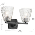 KICHLER, MARANT BATH BRACKET, BATH VANITY LIGHT