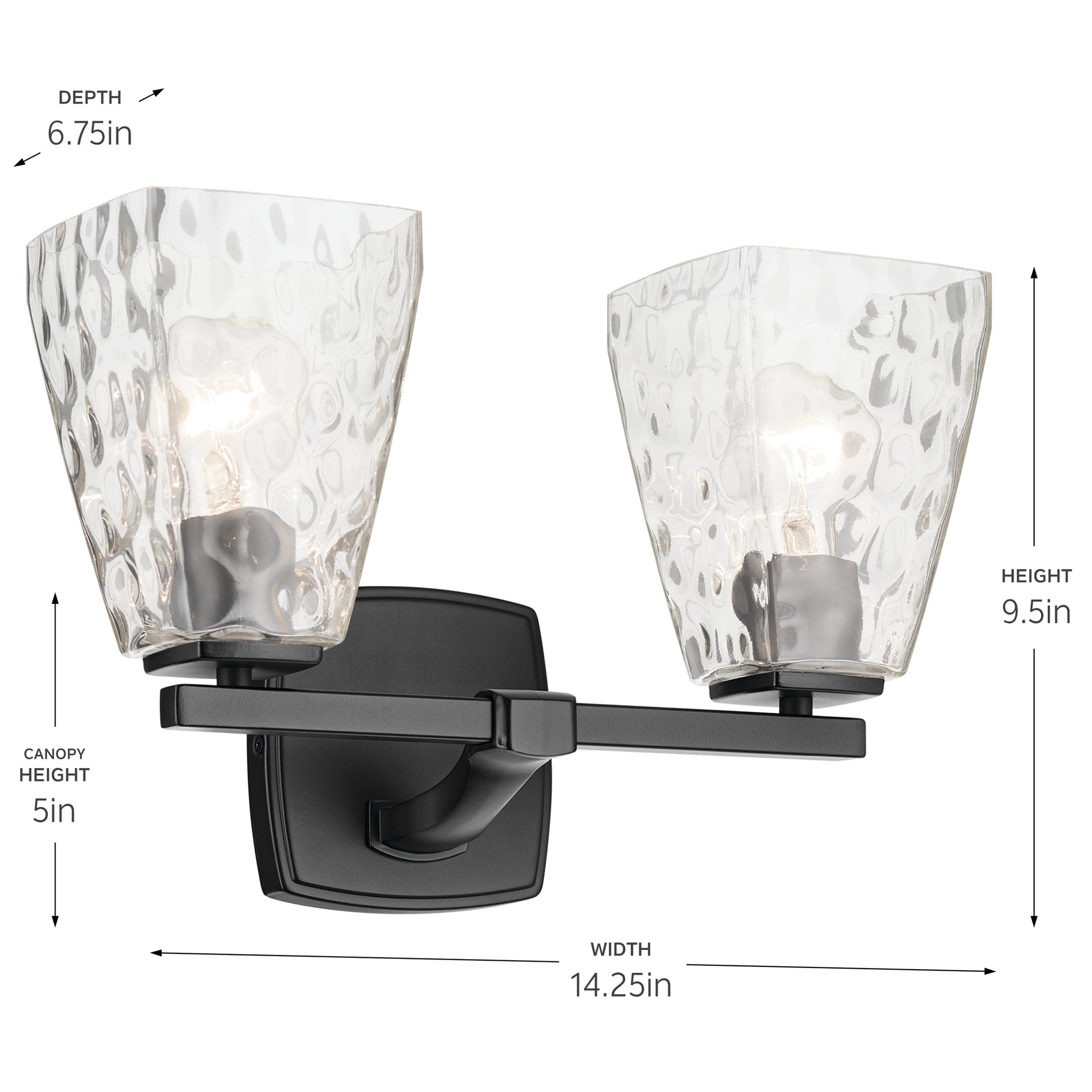 KICHLER, MARANT BATH BRACKET, BATH VANITY LIGHT