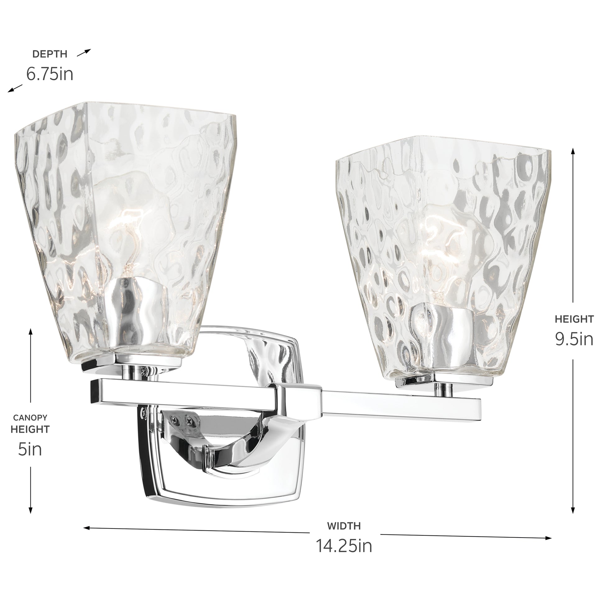 KICHLER, MARANT BATH BRACKET, BATH WALL LIGHTS
