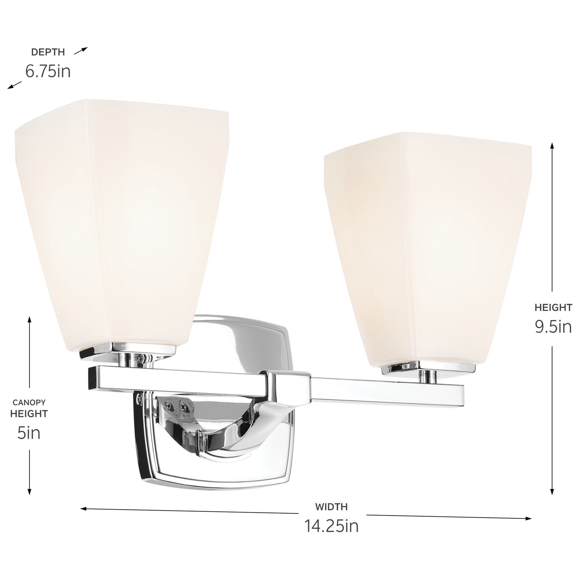 KICHLER, MARANT BATH BRACKET, BATH VANITY LIGHT