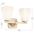 KICHLER, MARANT BATH BRACKET, BATH VANITY LIGHT