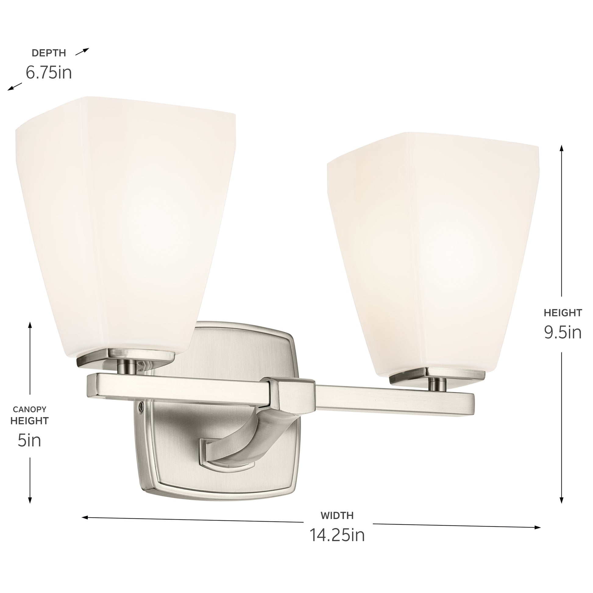KICHLER, MARANT BATH BRACKET, BATH VANITY LIGHT