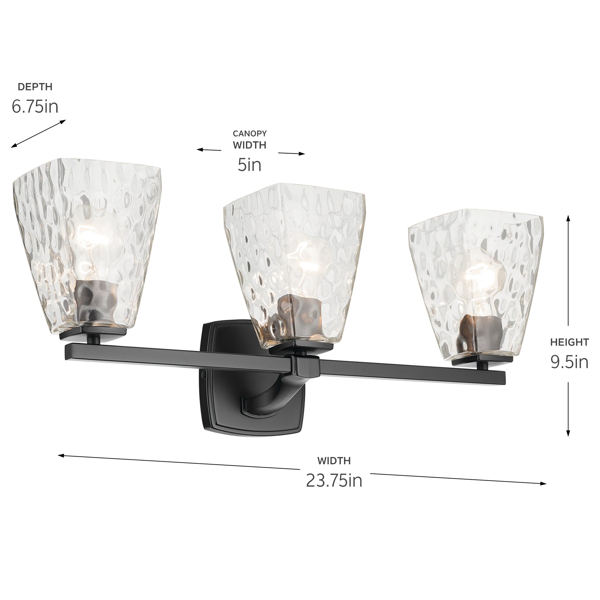 KICHLER, MARANT BATH BRACKET, BATH WALL LIGHTS