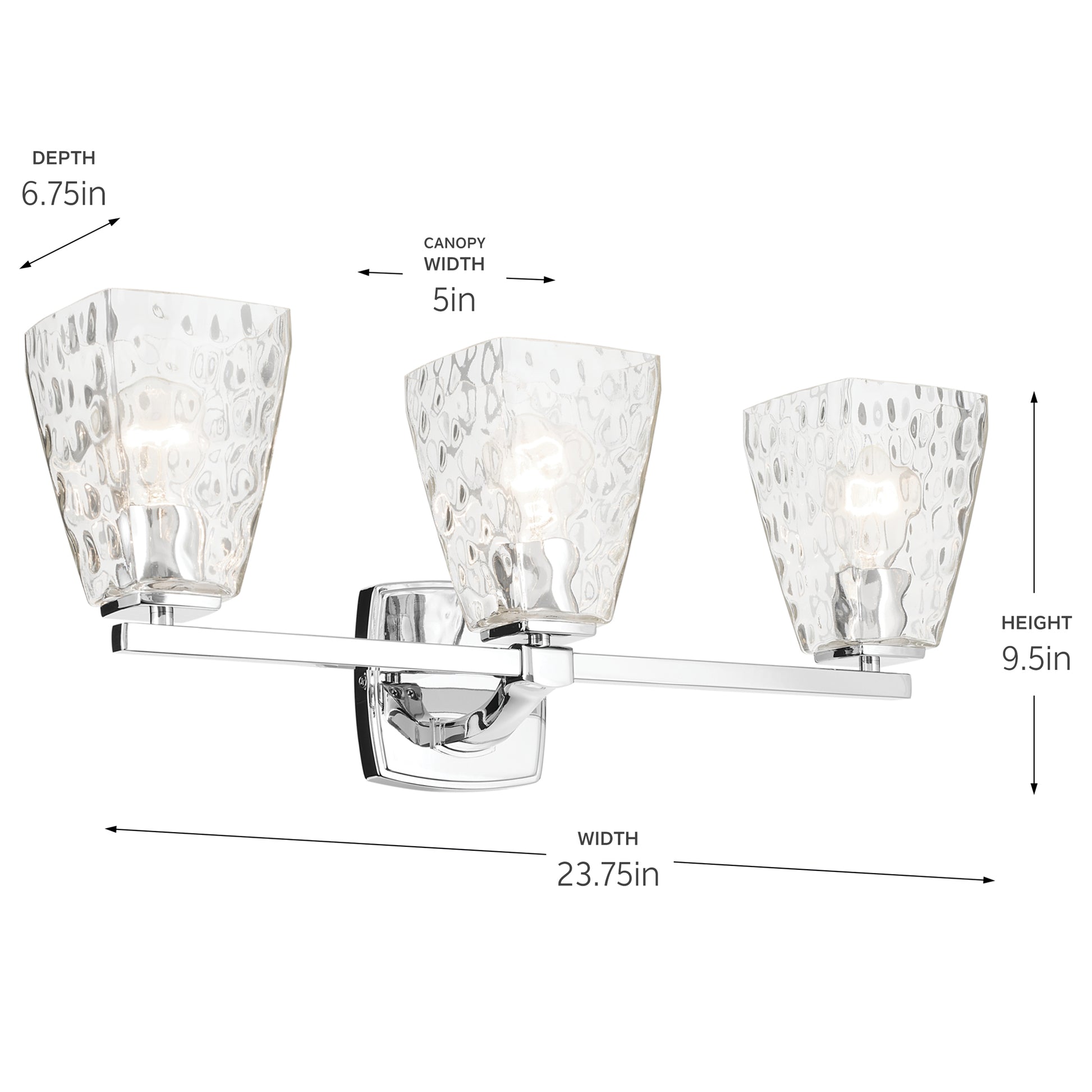 KICHLER, MARANT BATH BRACKET, BATH WALL LIGHTS