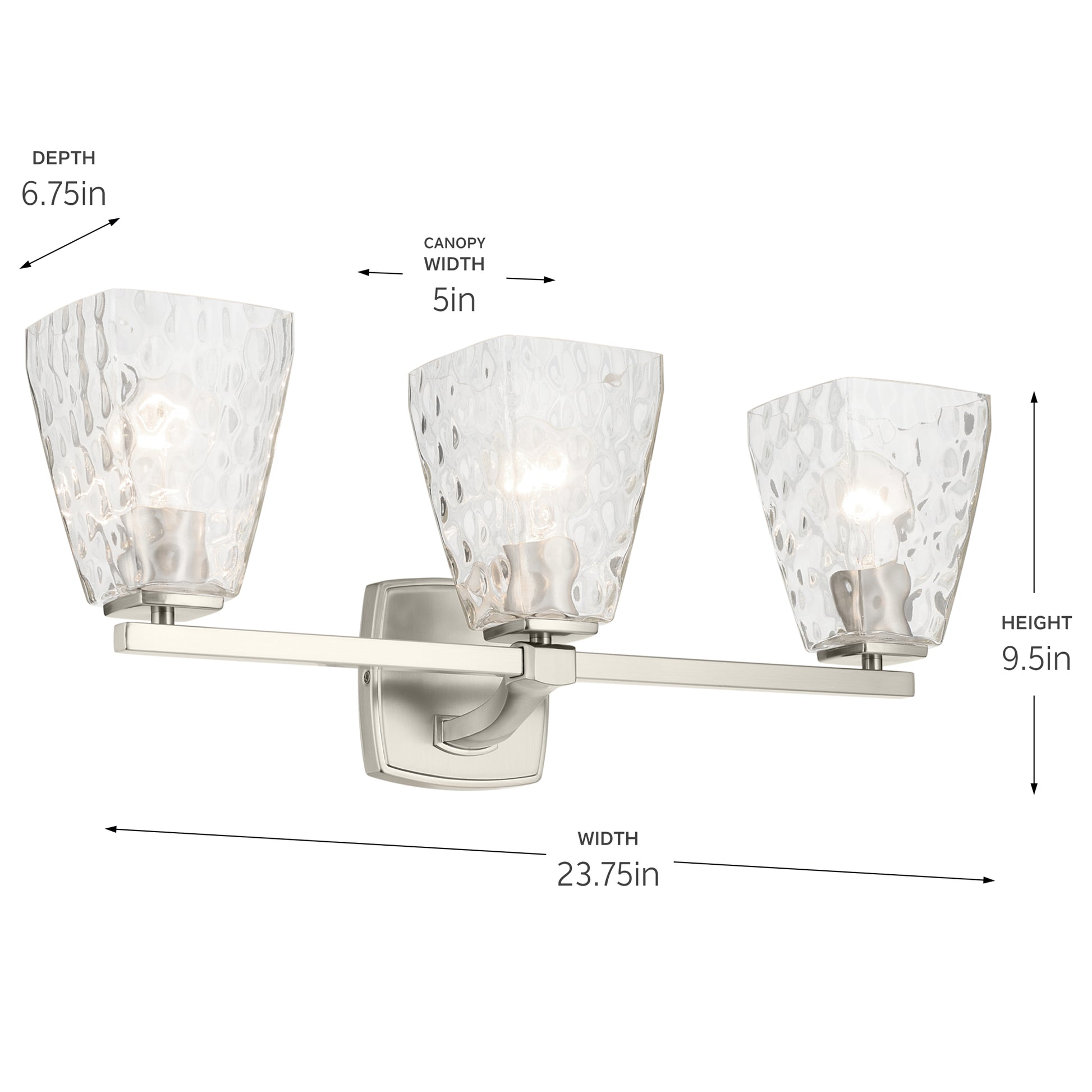 KICHLER, MARANT BATH BRACKET, BATH VANITY LIGHT