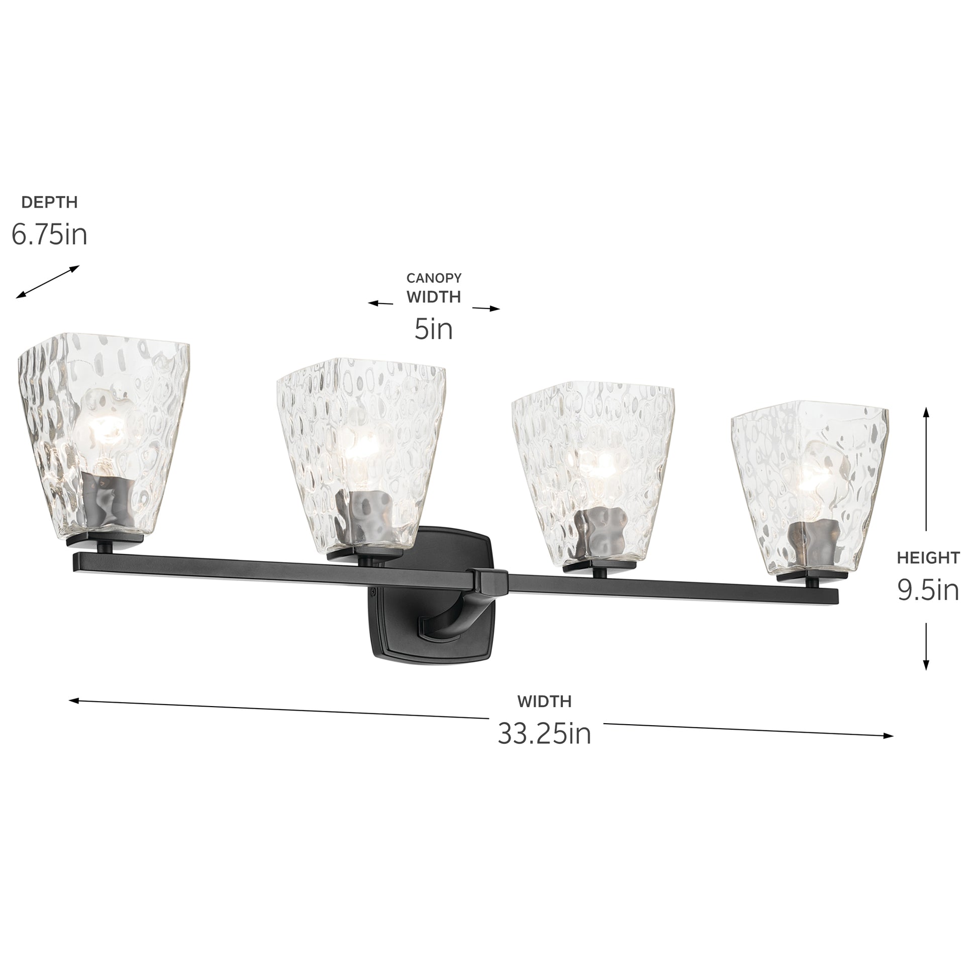 KICHLER, MARANT BATH BRACKET, BATH WALL LIGHTS