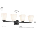 KICHLER, MARANT BATH BRACKET, BATH VANITY LIGHT