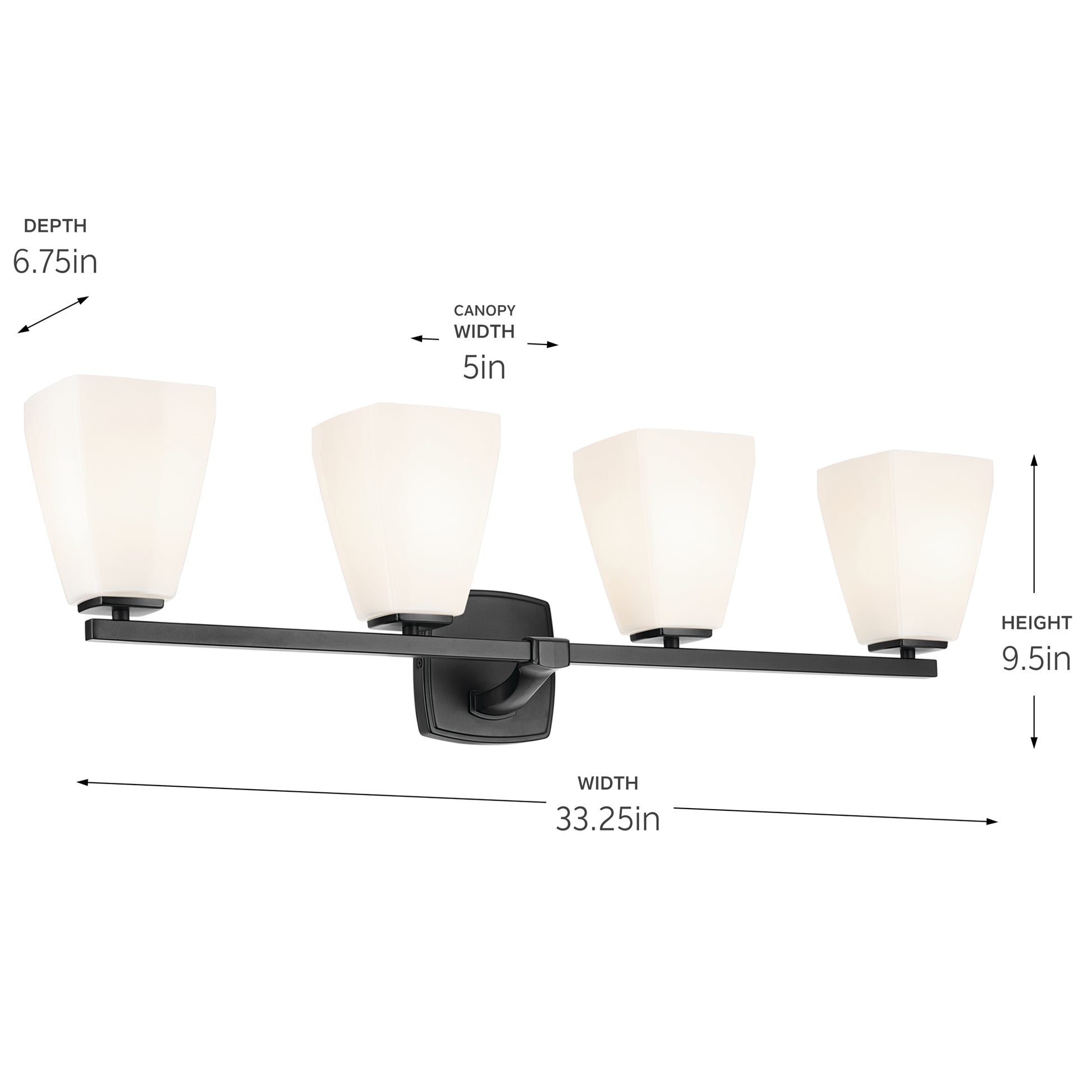 KICHLER, MARANT BATH BRACKET, BATH VANITY LIGHT