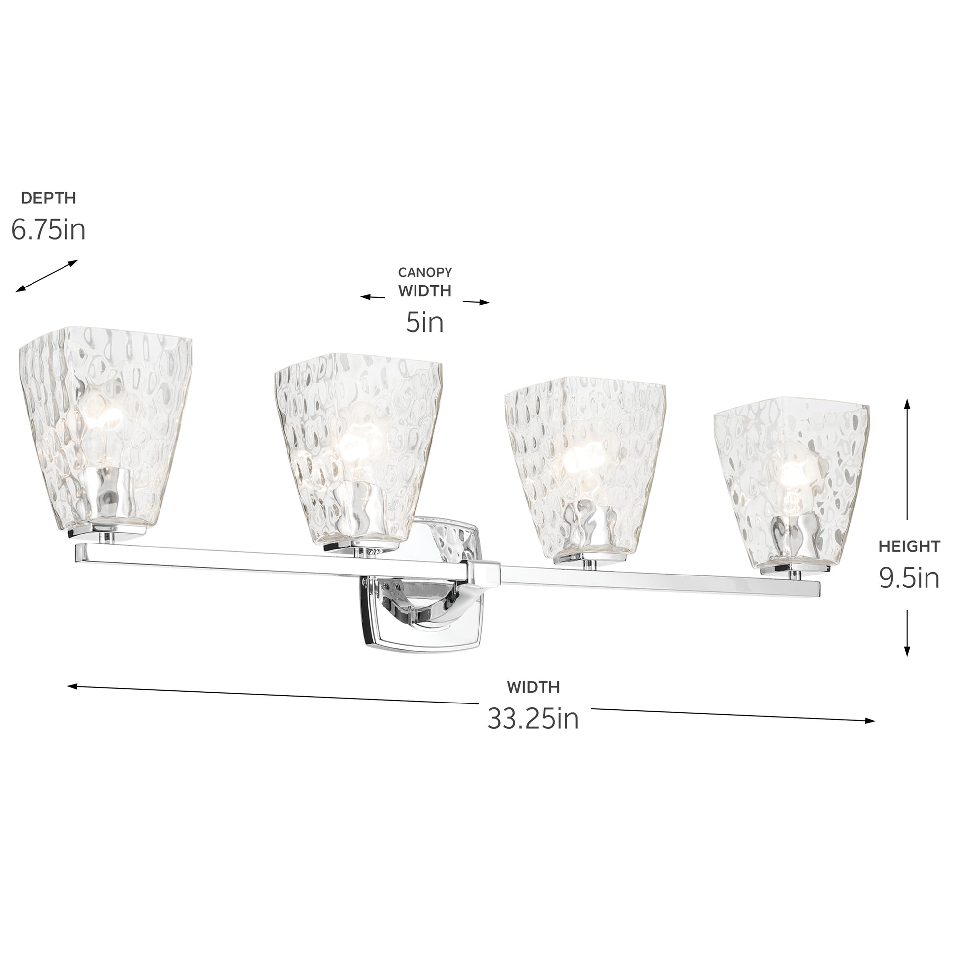 KICHLER, MARANT BATH BRACKET, BATH WALL LIGHTS