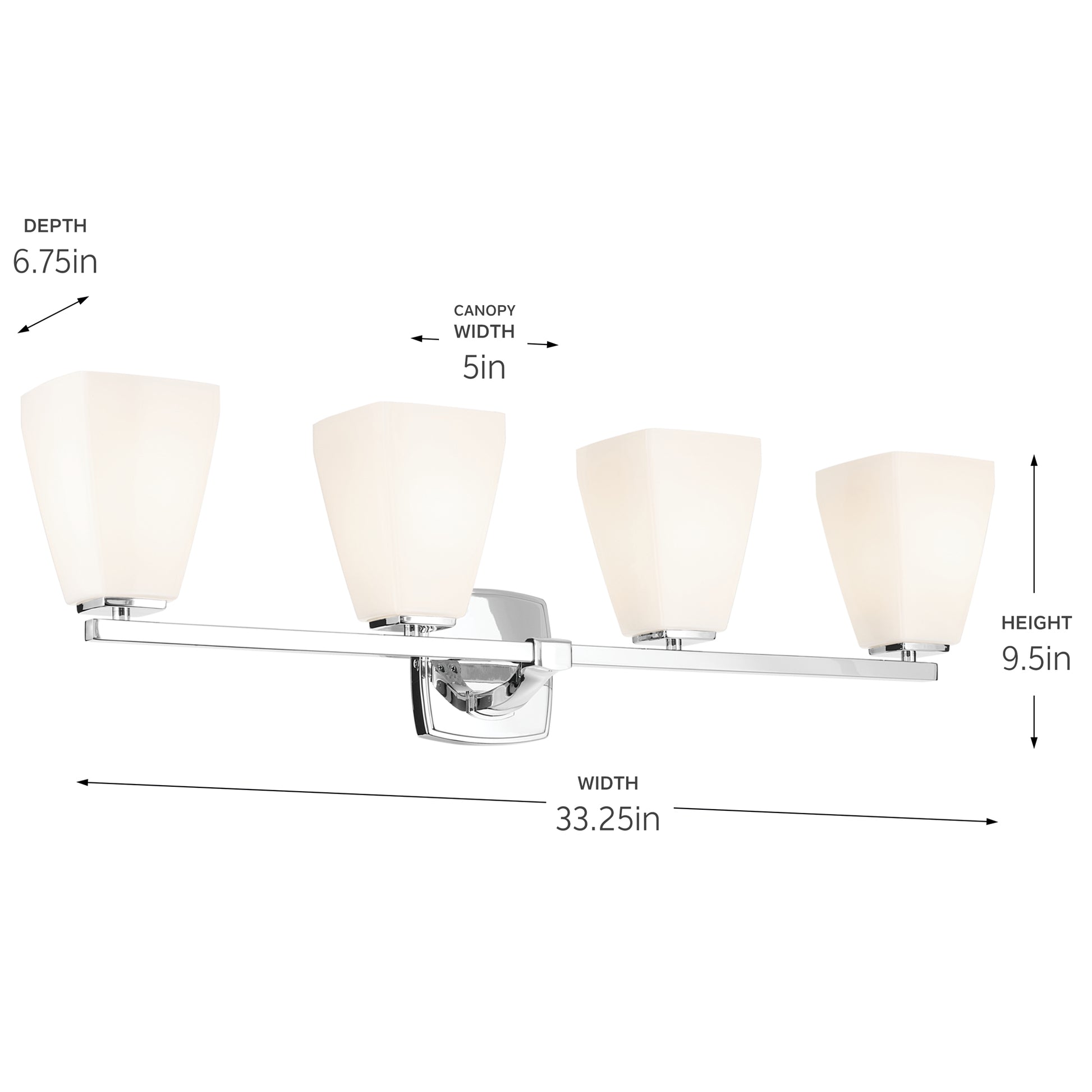 KICHLER, MARANT BATH BRACKET, BATH VANITY LIGHT