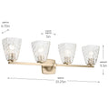 KICHLER, MARANT BATH BRACKET, BATH WALL LIGHTS