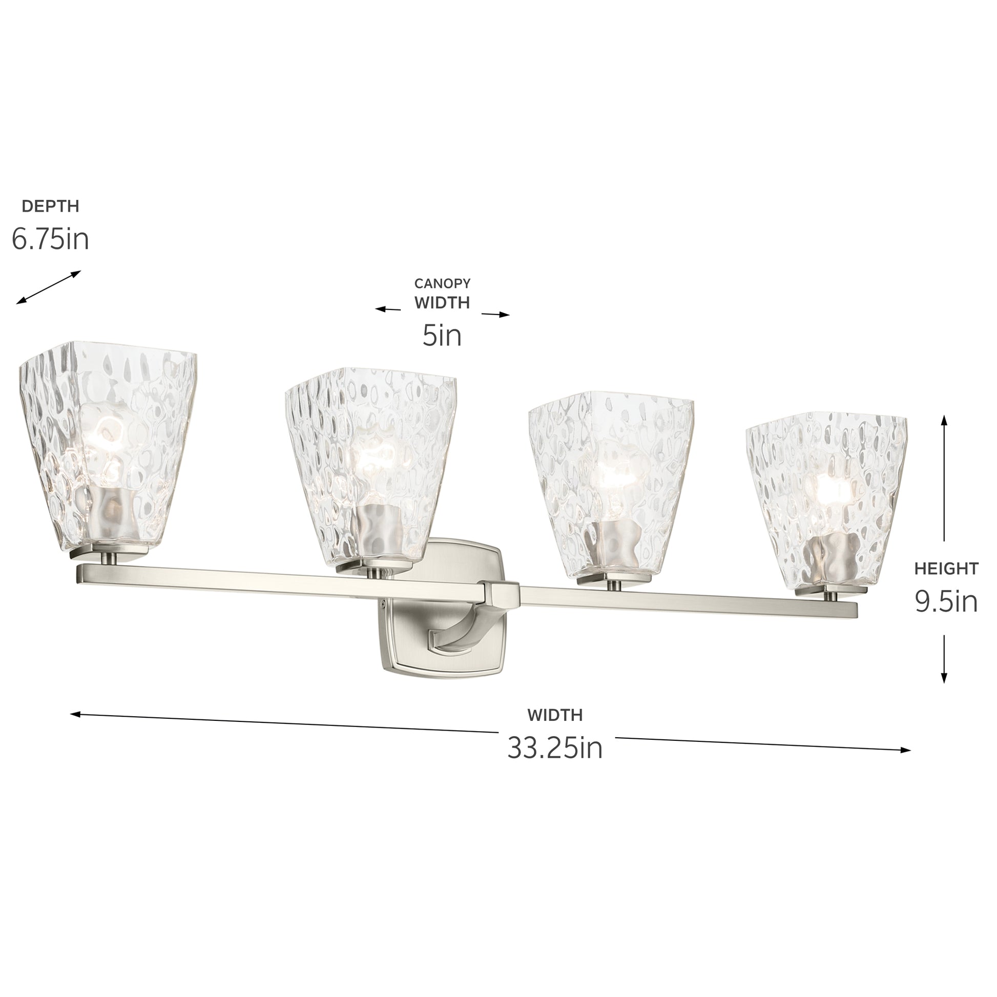 KICHLER, MARANT BATH BRACKET, BATH VANITY LIGHT