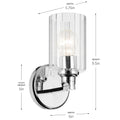 KICHLER, GIOE WALL SCONCE, WALL SCONCES