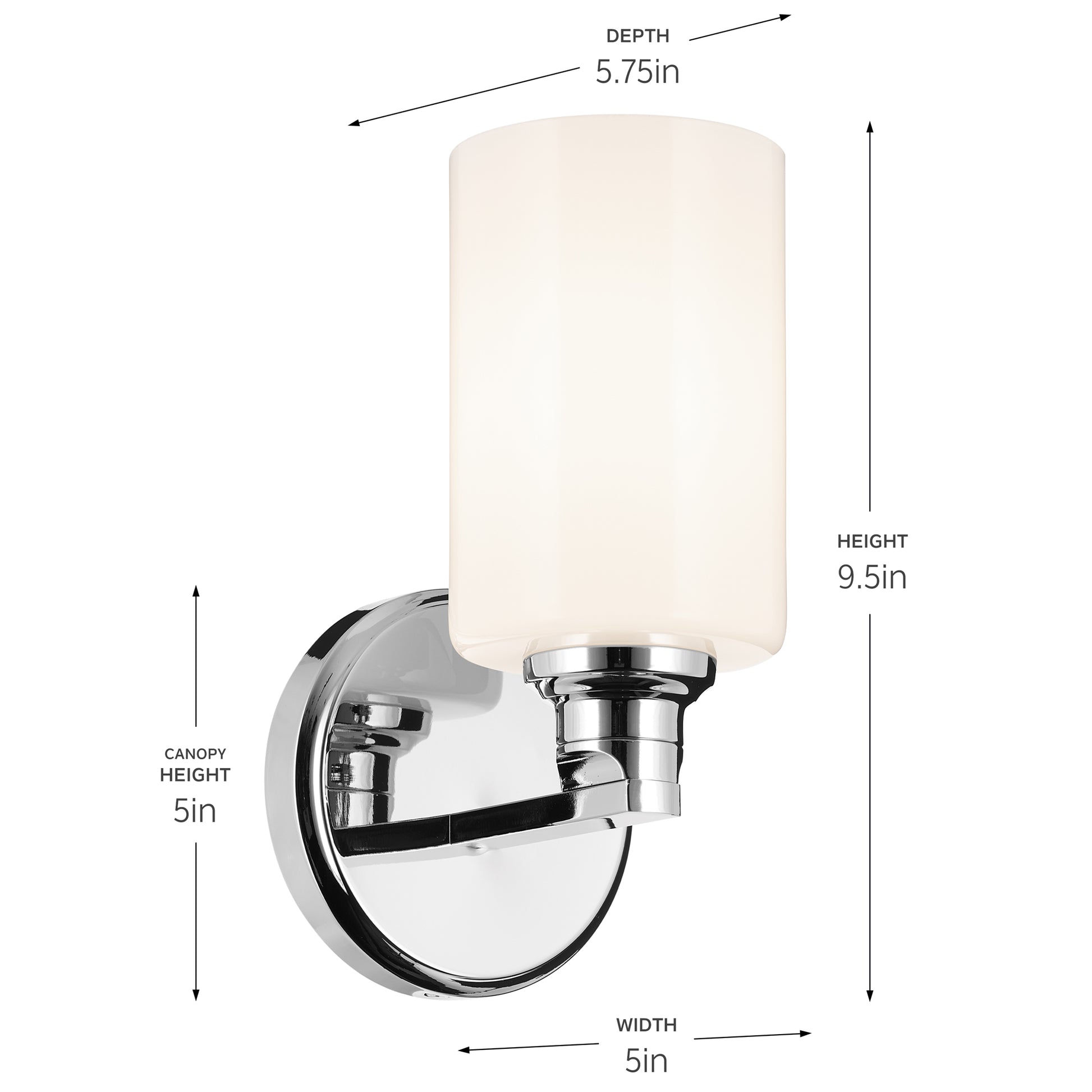 KICHLER, GIOE WALL SCONCE, WALL SCONCES