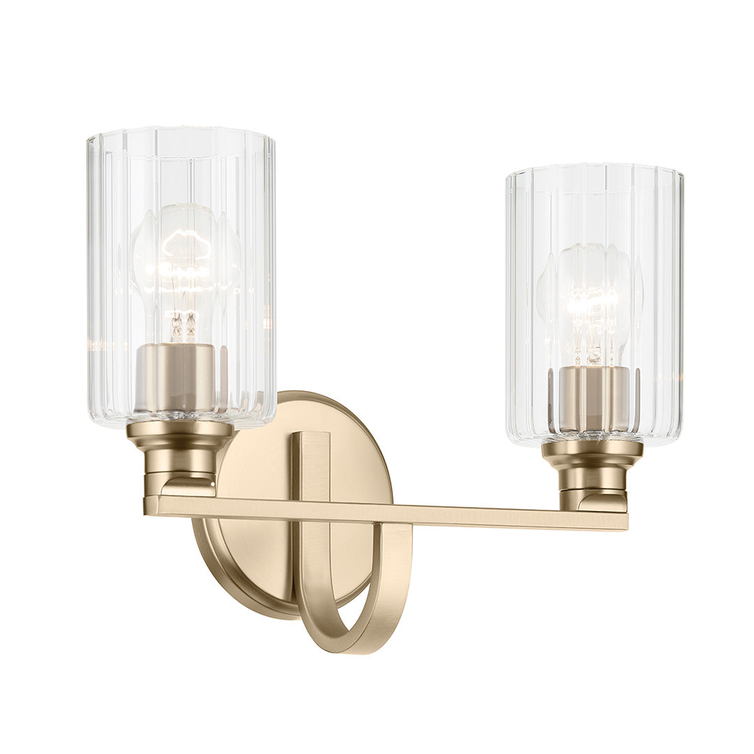 KICHLER, GIOE BATH BRACKET, BATH VANITY LIGHT