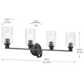 KICHLER, GIOE BATH BRACKET, BATH VANITY LIGHT
