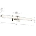 KICHLER, LAURENE BATH BRACKET, LINEAR LIGHT