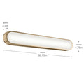 KICHLER, Daines Bath Bracket, BATH VANITY LIGHT