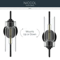 KICHLER, Niccol Wall Sconce, WALL SCONCES