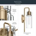 KICHLER, Niccol Wall Sconce, WALL SCONCES