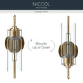 KICHLER, Niccol Wall Sconce, WALL SCONCES