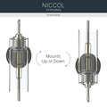 KICHLER, Niccol Wall Sconce, WALL SCONCES