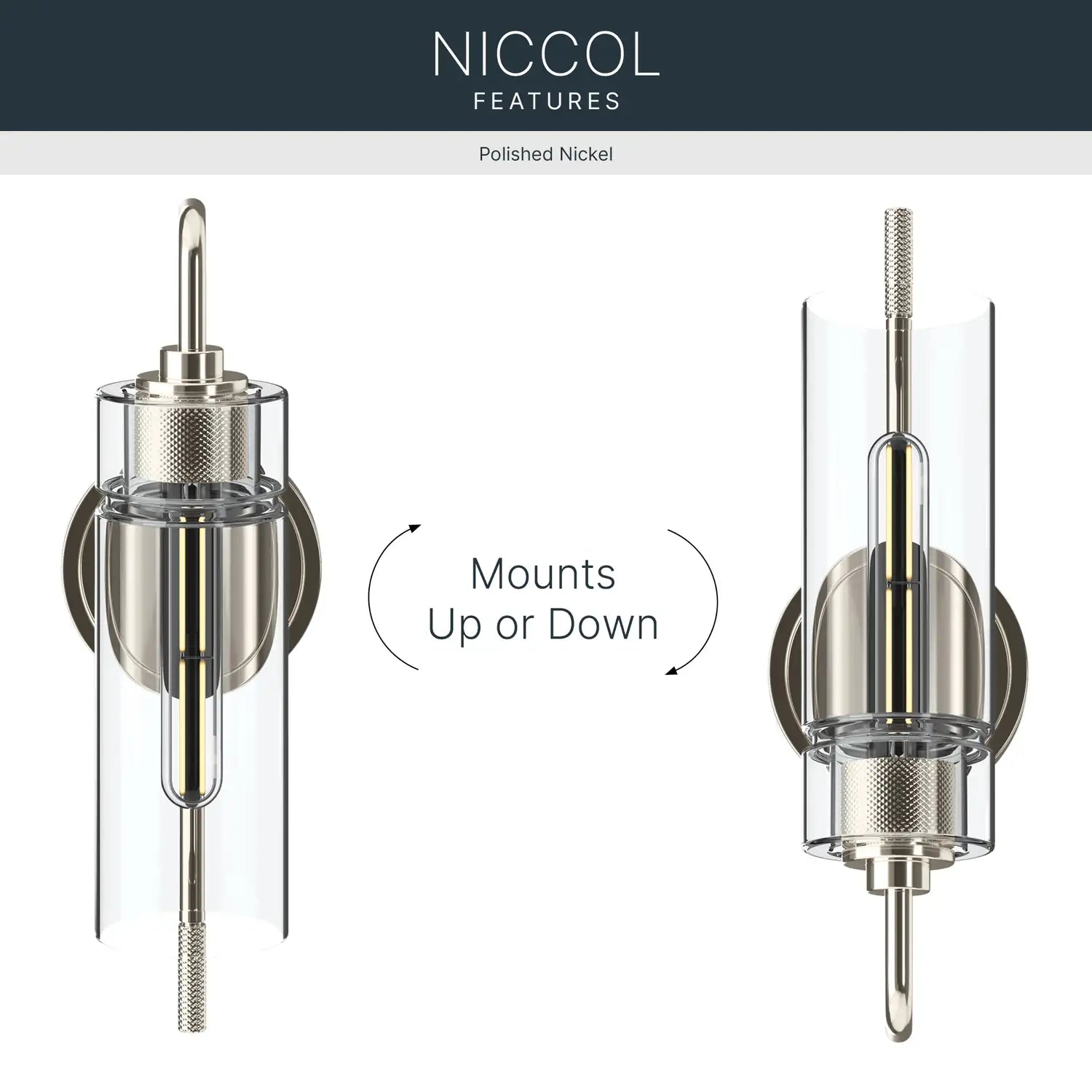 KICHLER, Niccol Wall Sconce, WALL SCONCES