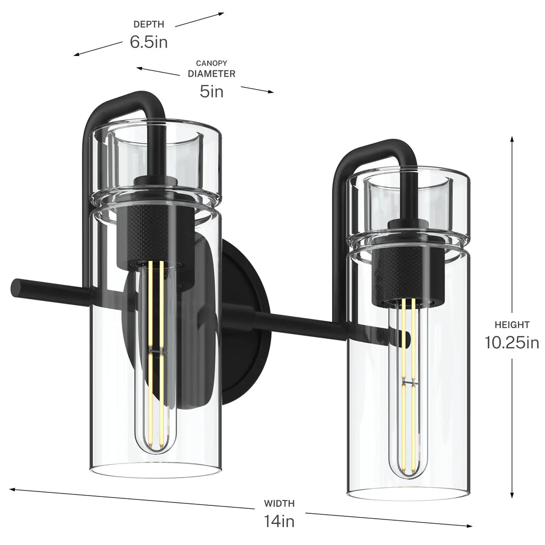 KICHLER, Niccol Bath Bracket, BATH VANITY LIGHT