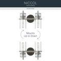 KICHLER, Niccol Bath Bracket, BATH VANITY LIGHT