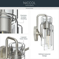 KICHLER, Niccol Bath Bracket, BATH VANITY LIGHT