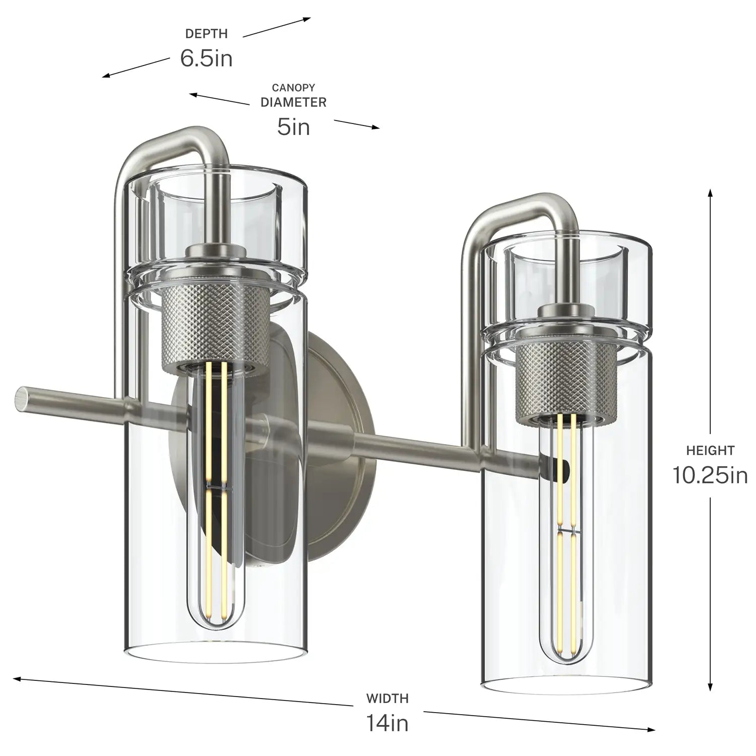 KICHLER, Niccol Bath Bracket, BATH VANITY LIGHT