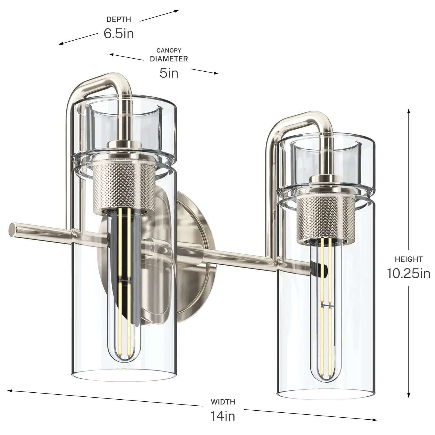 KICHLER, Niccol Bath Bracket, BATH VANITY LIGHT