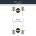 KICHLER, Niccol Bath Bracket, BATH VANITY LIGHT