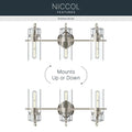 KICHLER, Niccol Bath Bracket, BATH VANITY LIGHT