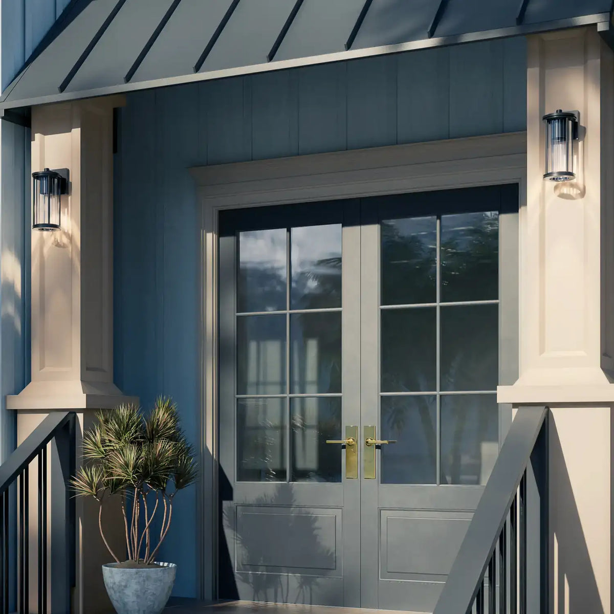 KICHLER, BARRAS OUTDOOR, OUTDOOR WALL LIGHTS