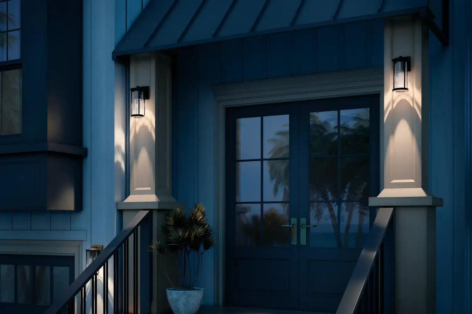 KICHLER, BARRAS OUTDOOR, OUTDOOR WALL LIGHTS