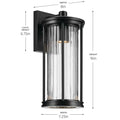 KICHLER, BARRAS OUTDOOR, OUTDOOR WALL LIGHTS