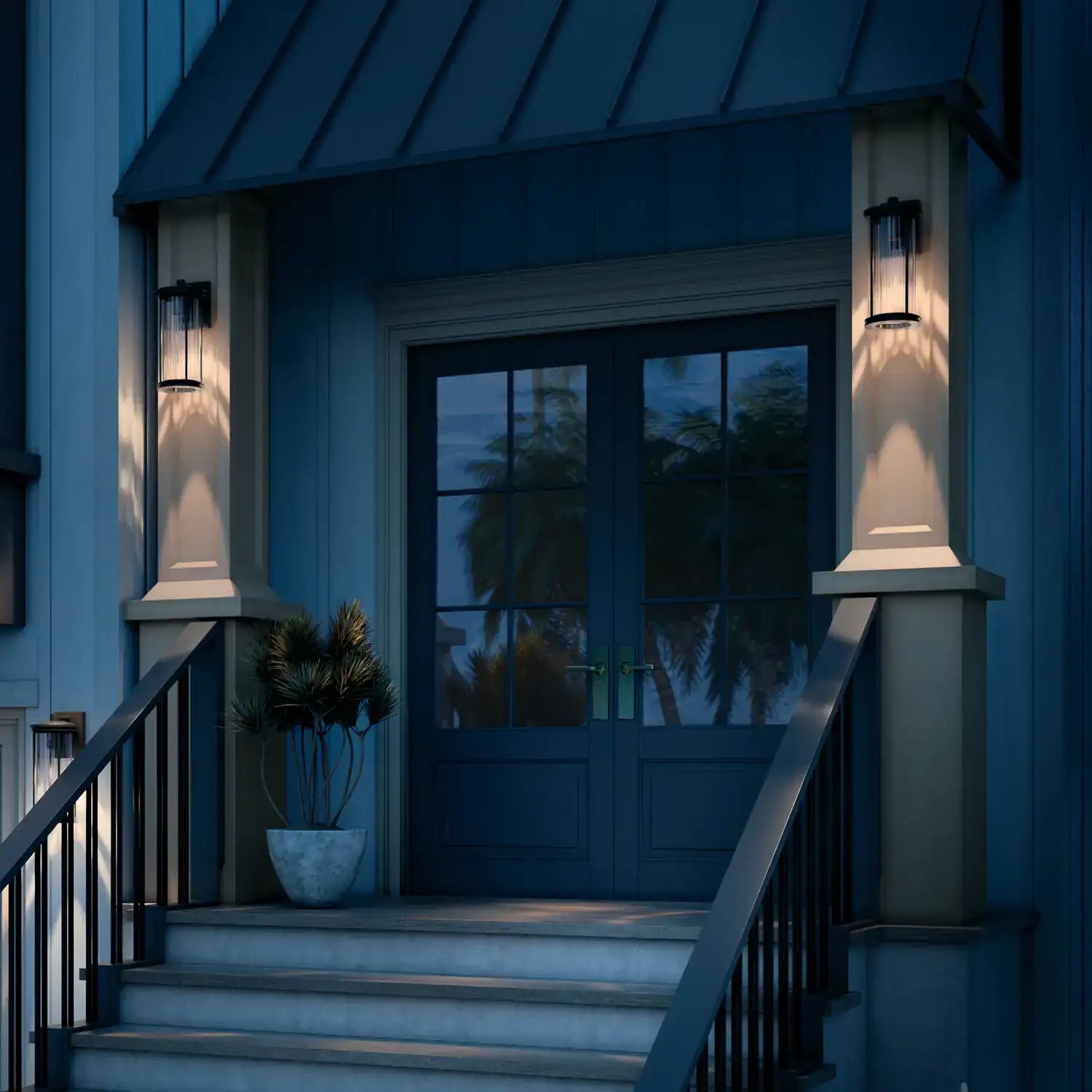 KICHLER, BARRAS OUTDOOR, OUTDOOR WALL LIGHTS