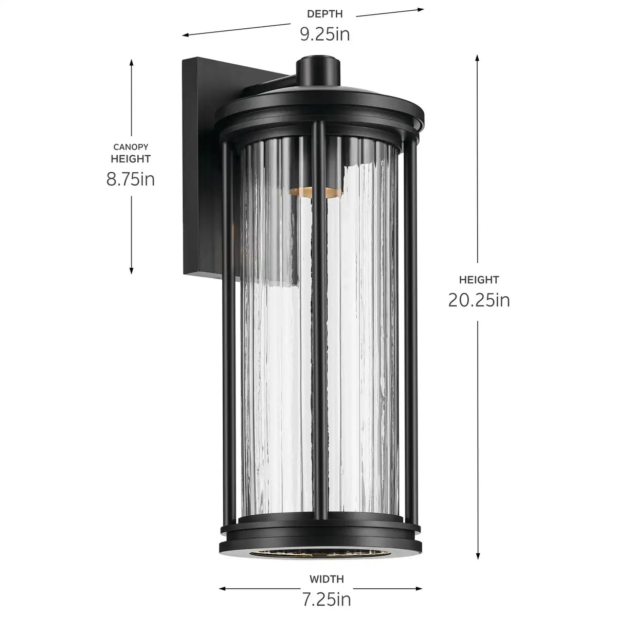 KICHLER, BARRAS OUTDOOR, OUTDOOR WALL LIGHTS