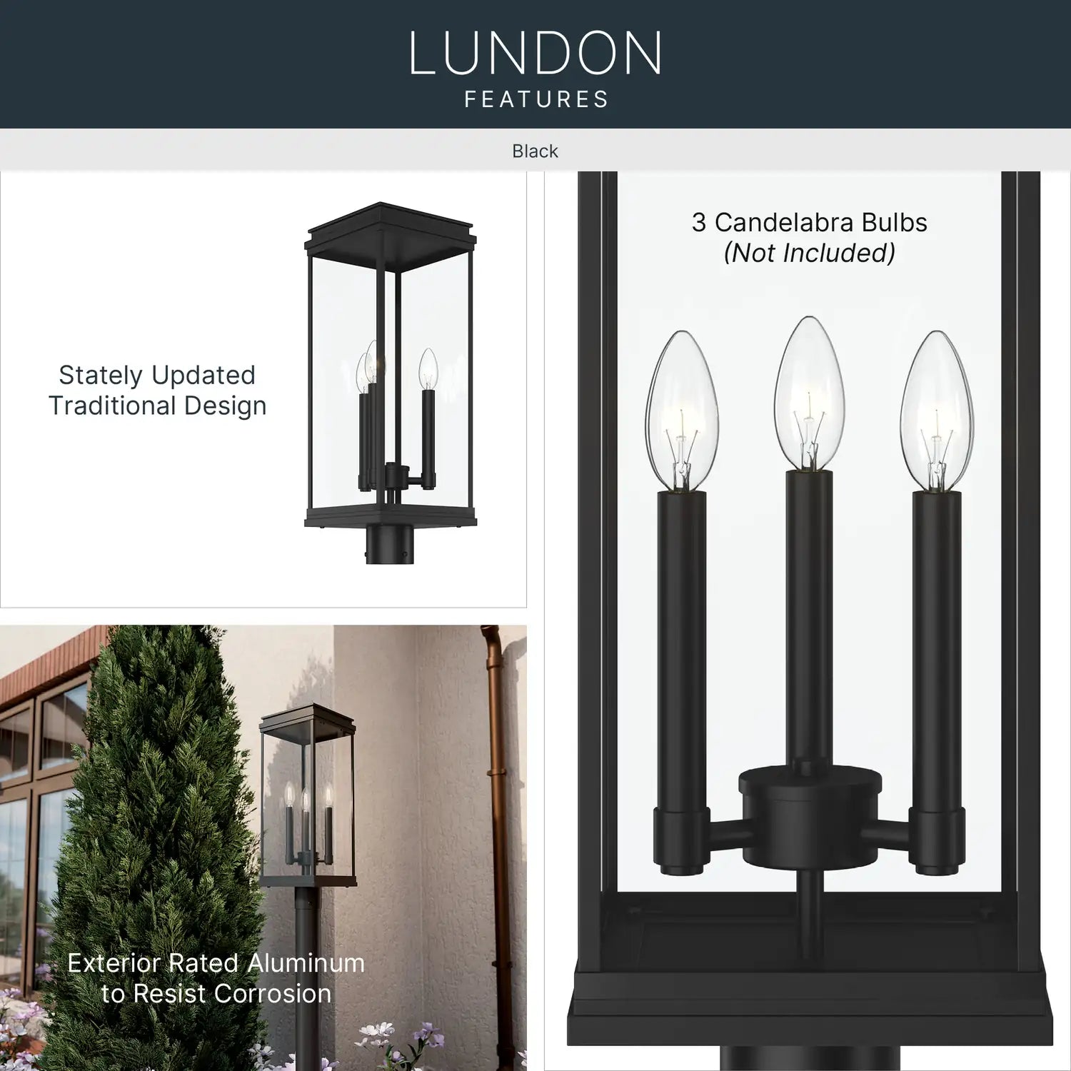 KICHLER, Lundon Outdoor, OUTDOOR WALL LIGHTS