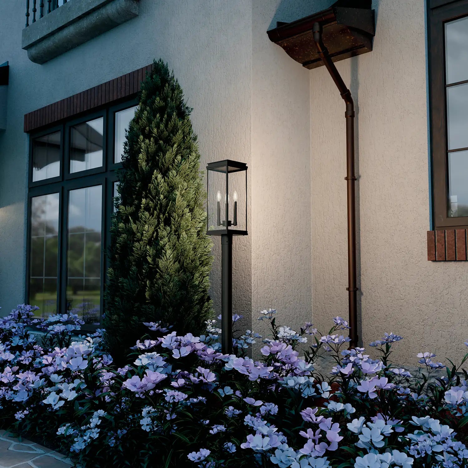 KICHLER, Lundon Outdoor, OUTDOOR WALL LIGHTS