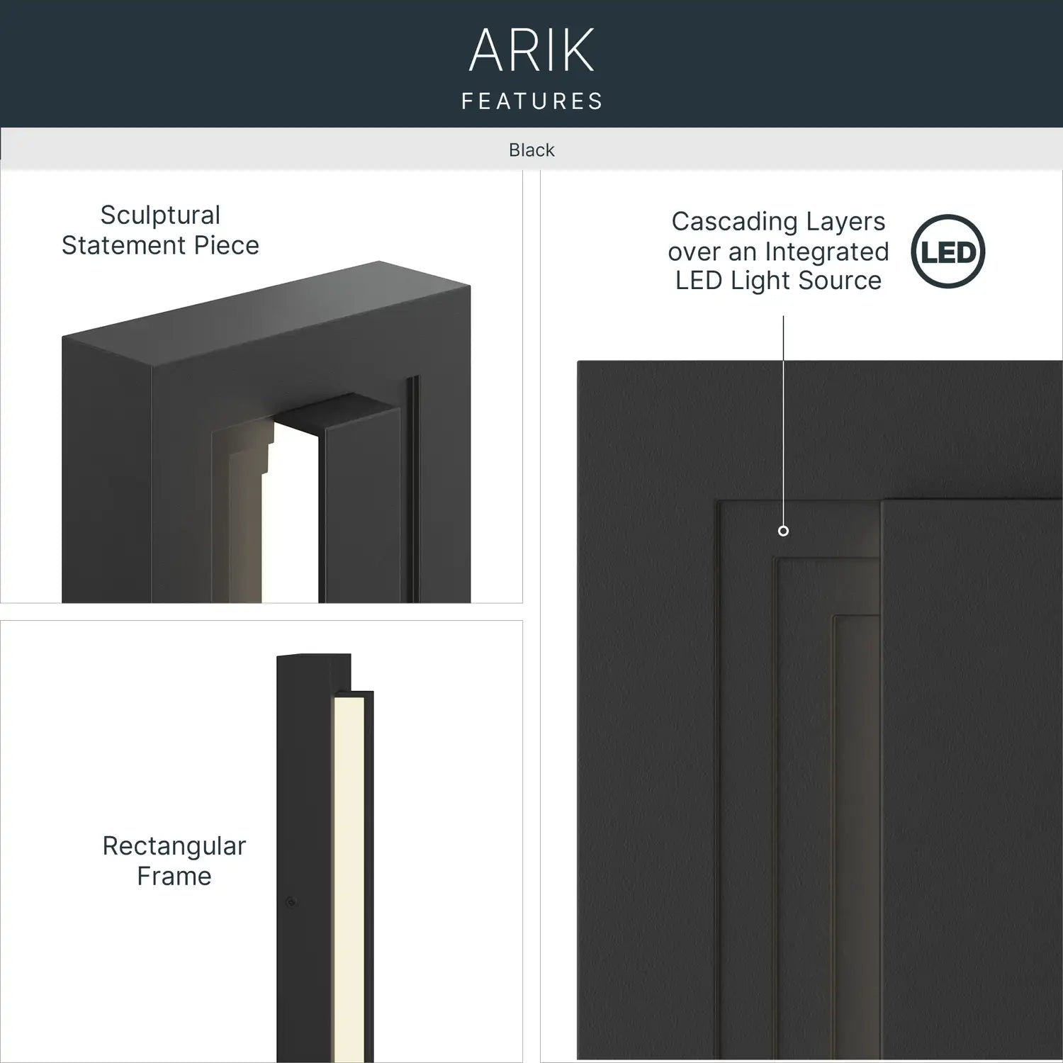 KICHLER, Arik Outdoor, OUTDOOR WALL LIGHTS