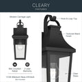 KICHLER, Cleary Outdoor, OUTDOOR WALL LIGHTS