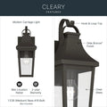 KICHLER, Cleary Outdoor, OUTDOOR WALL LIGHTS