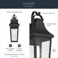 KICHLER, Cleary Outdoor, OUTDOOR WALL LIGHTS
