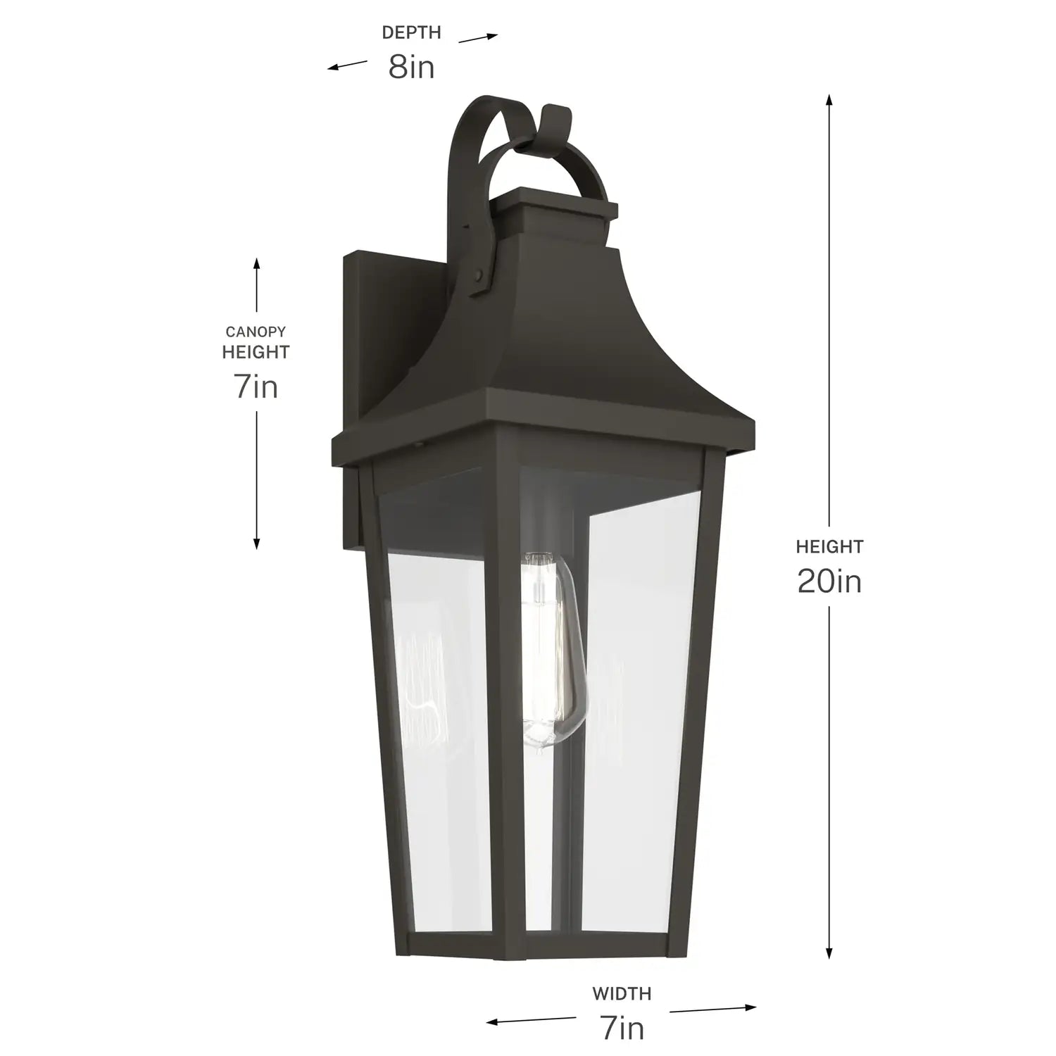 KICHLER, Cleary Outdoor, OUTDOOR WALL LIGHTS