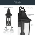 KICHLER, Cleary Outdoor, OUTDOOR WALL LIGHTS