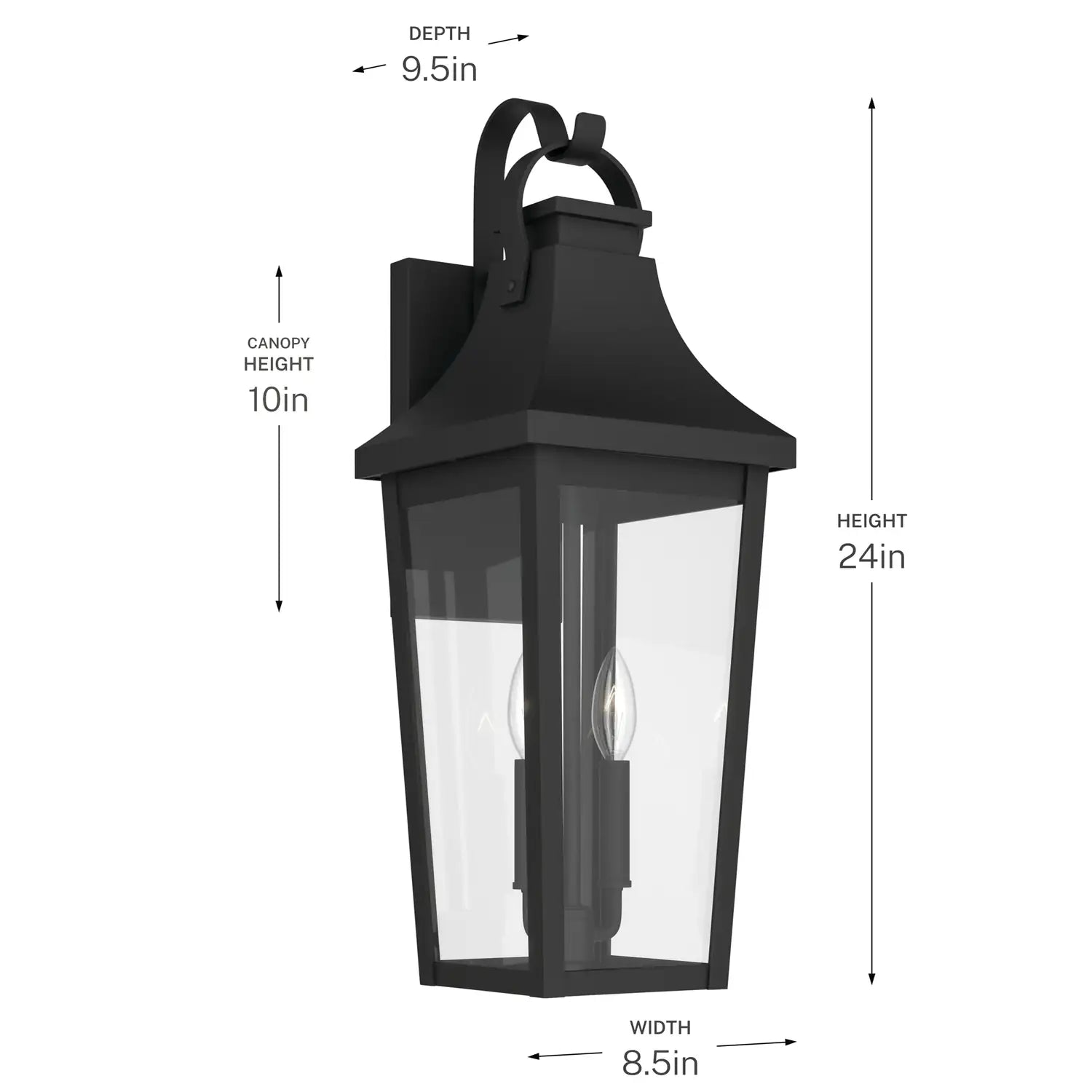 KICHLER, Cleary Outdoor, OUTDOOR WALL LIGHTS